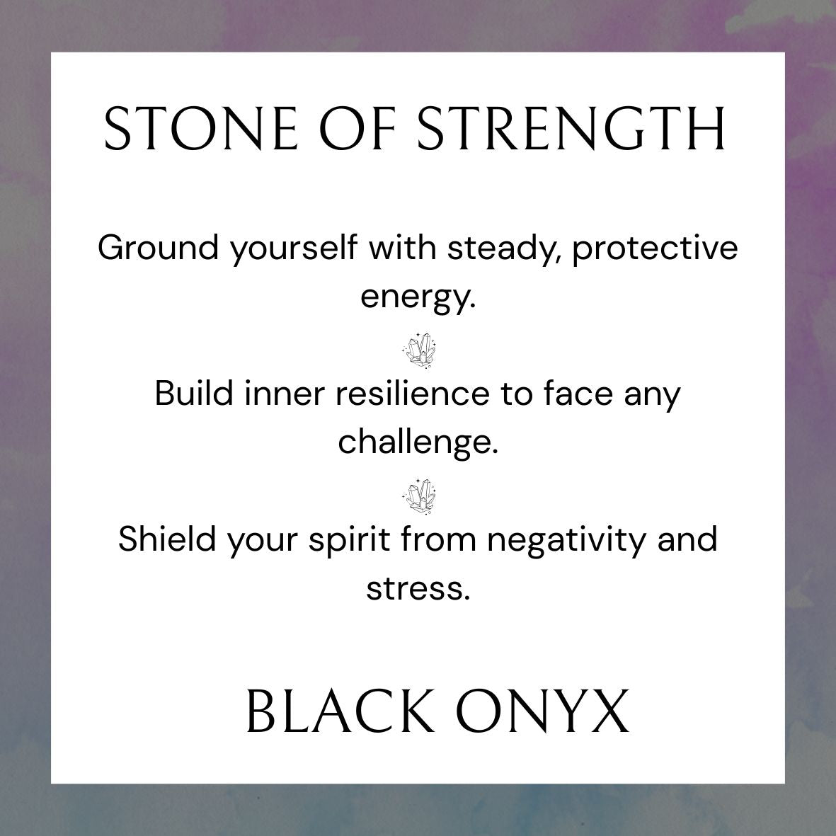 Crni oniks klasične naušnice