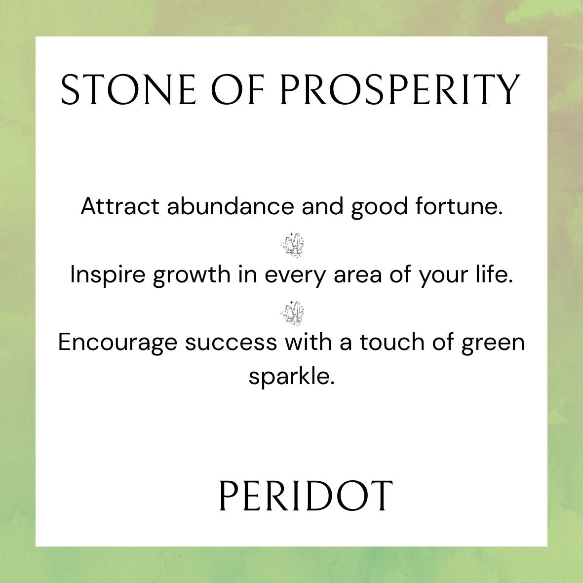 Peridot studs