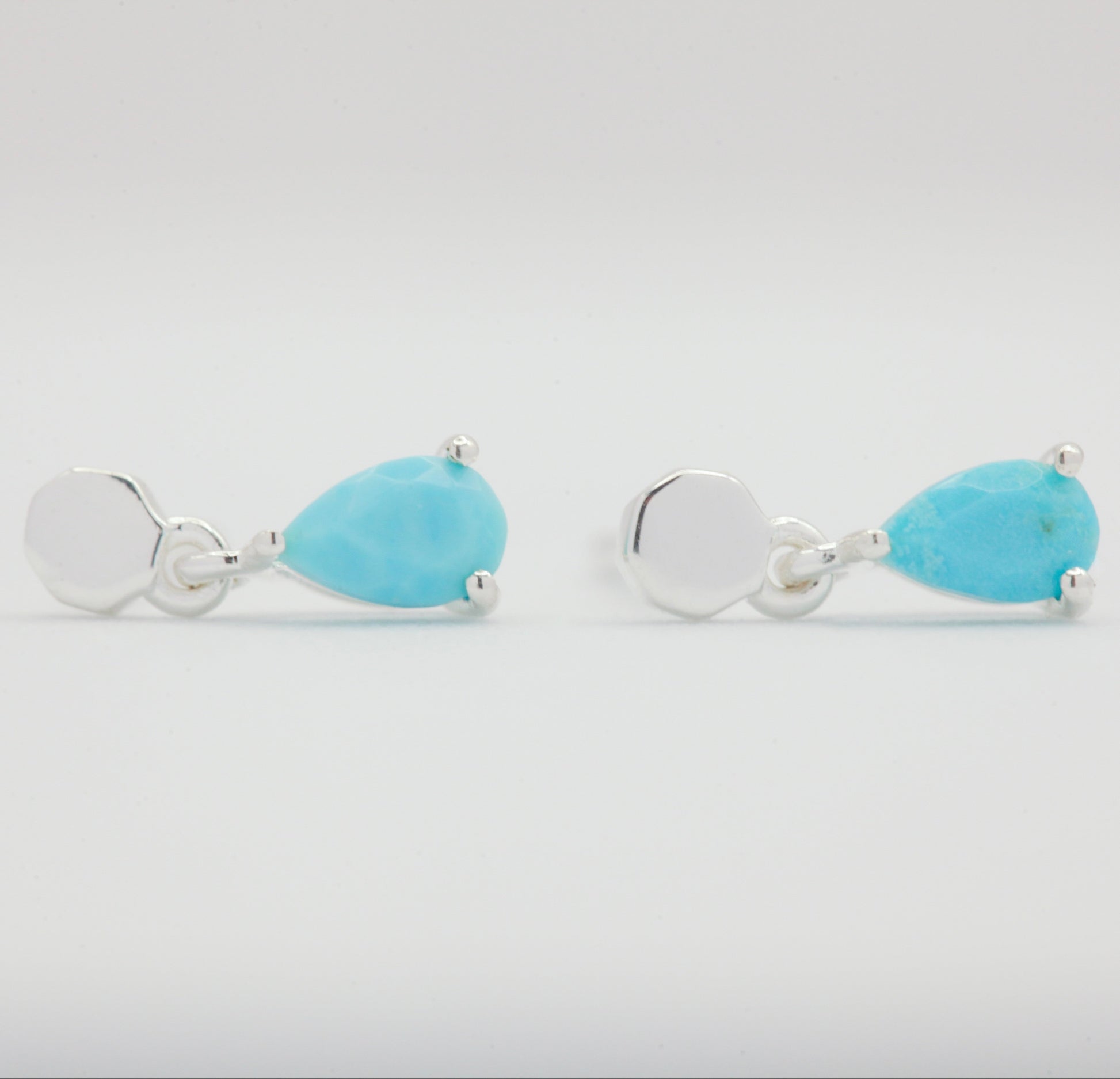 Turquoise silver earring ss